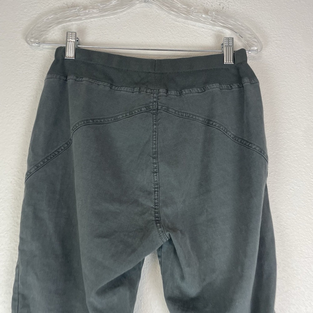 XCVI Pants Womens Large Cropped Utility Boho Pull-on Gray Gorpcore Granola L - Picture 4 of 8